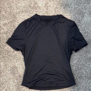 SHEIN Black Fitted Short Sleeve T-Shirt